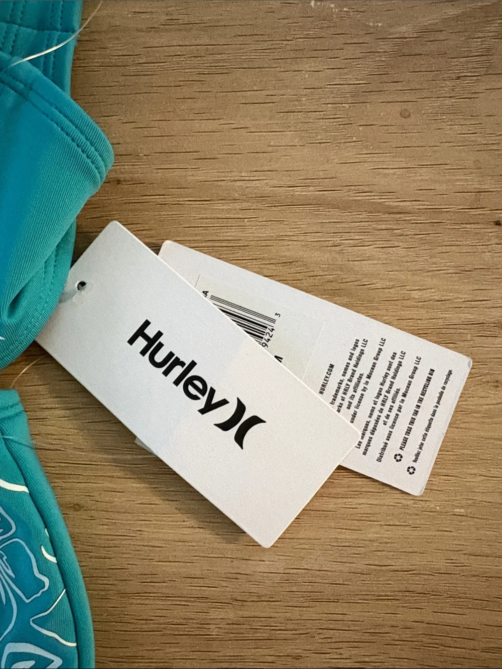 Hurley aqua bandeau